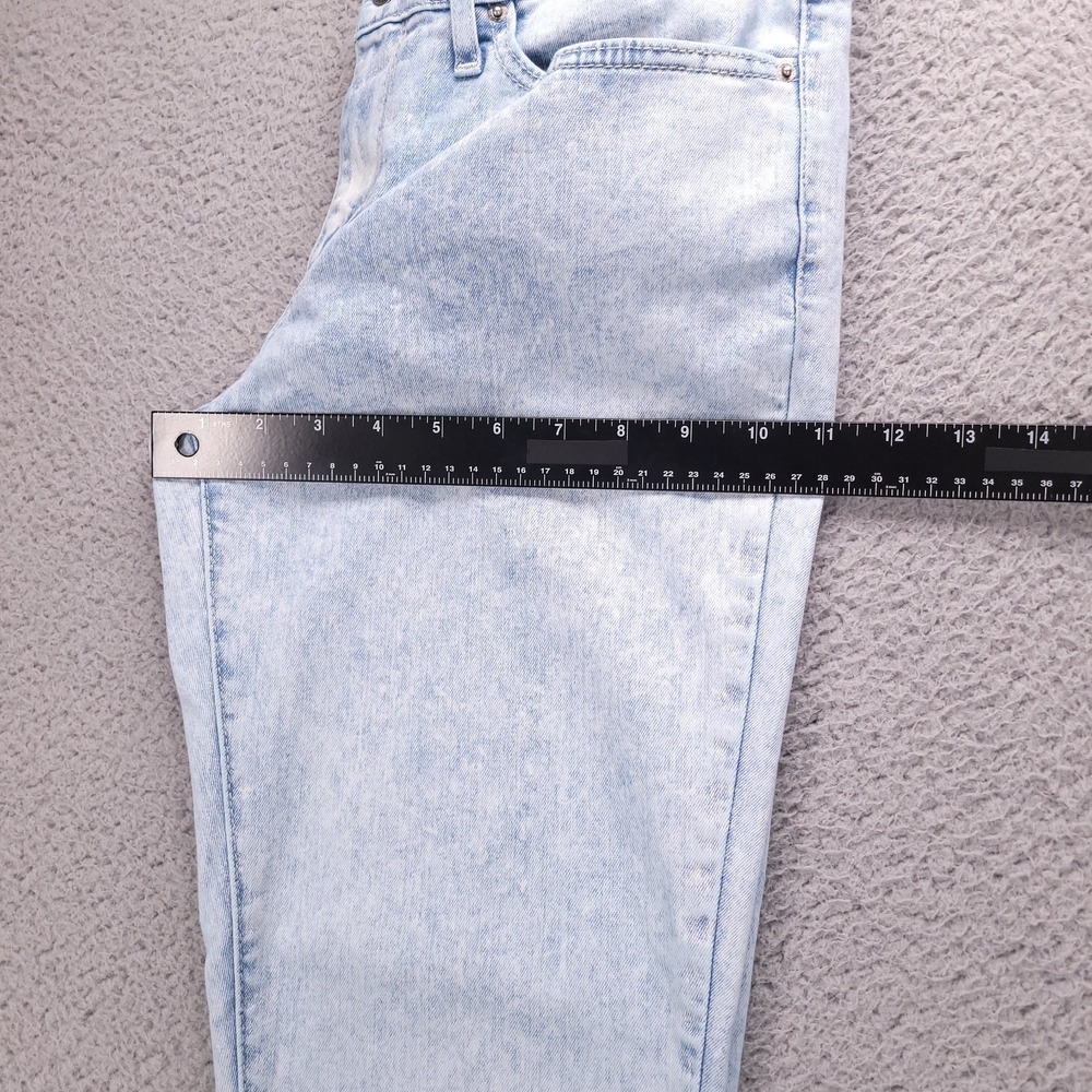 LEVIS 711 Jeans Size 30 Skinny Mid Rise Light Acid Wash Stretch Denim - Picture 12 of 14